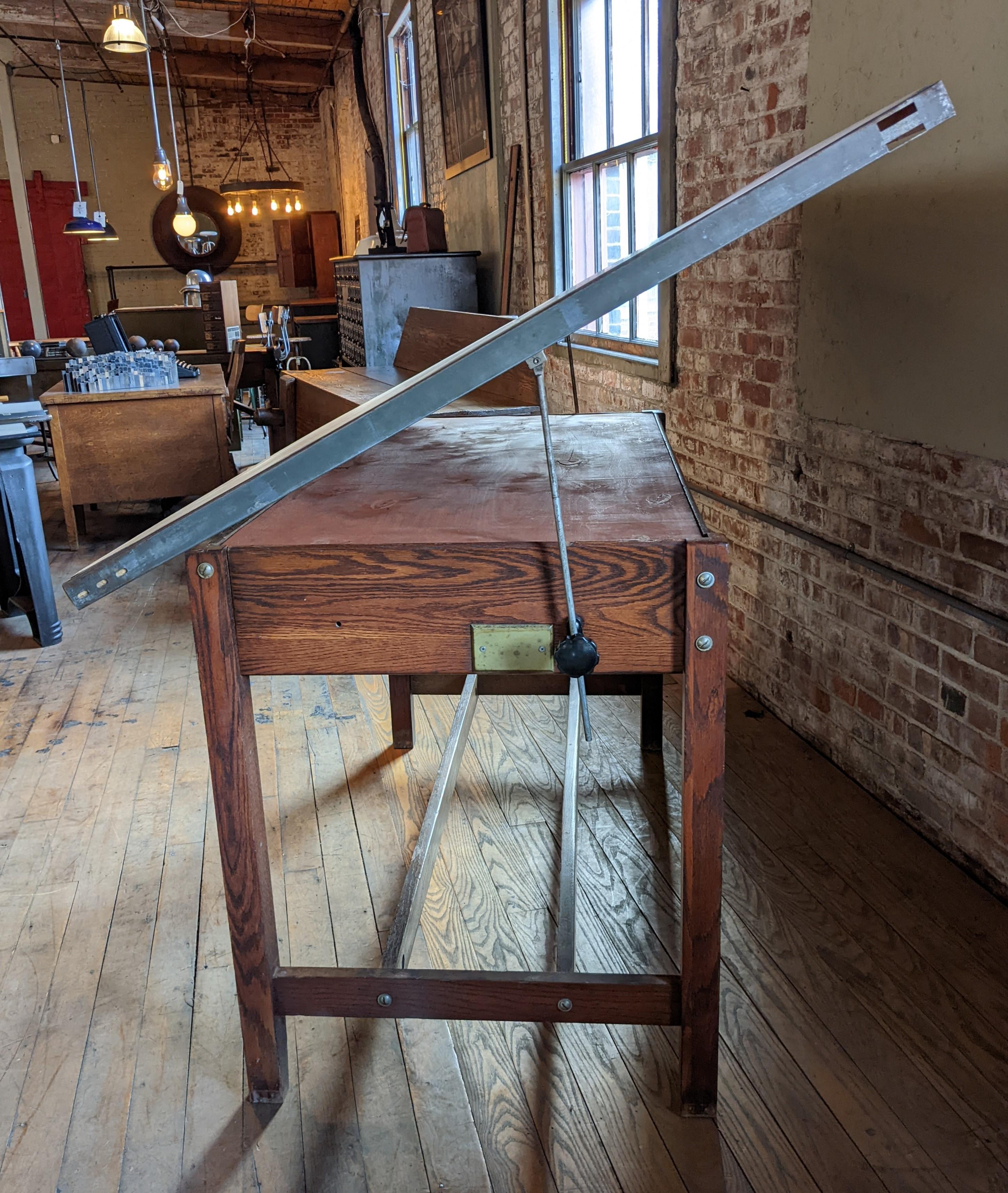 20th Century Vintage Drafting Table / Desk For Sale