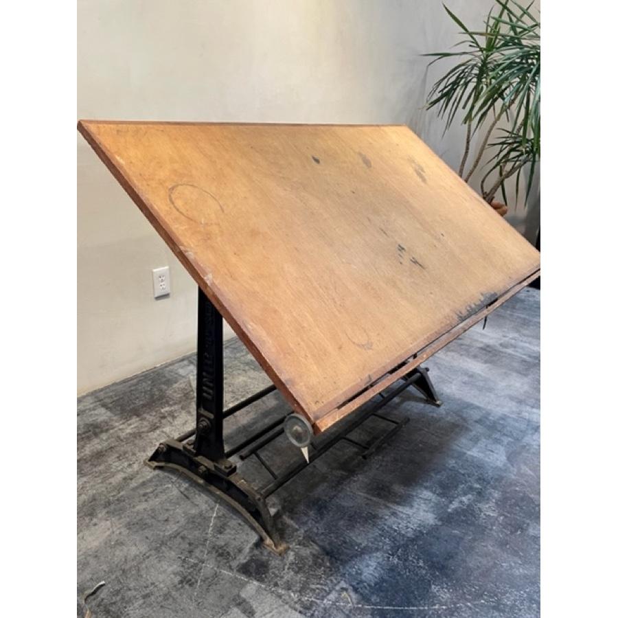 Tavolo da disegno vintage, inizio XX secolo, FR-0114 In condizioni buone in vendita a Scottsdale, AZ