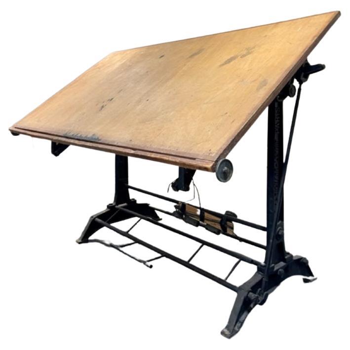 Vintage Drafting Table, Early 20th Century, FR-0114