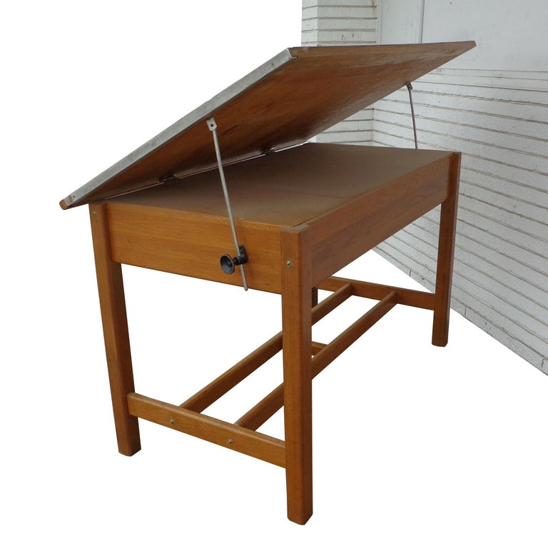 Vintage Drafting Table Standing Desk at 1stDibs
