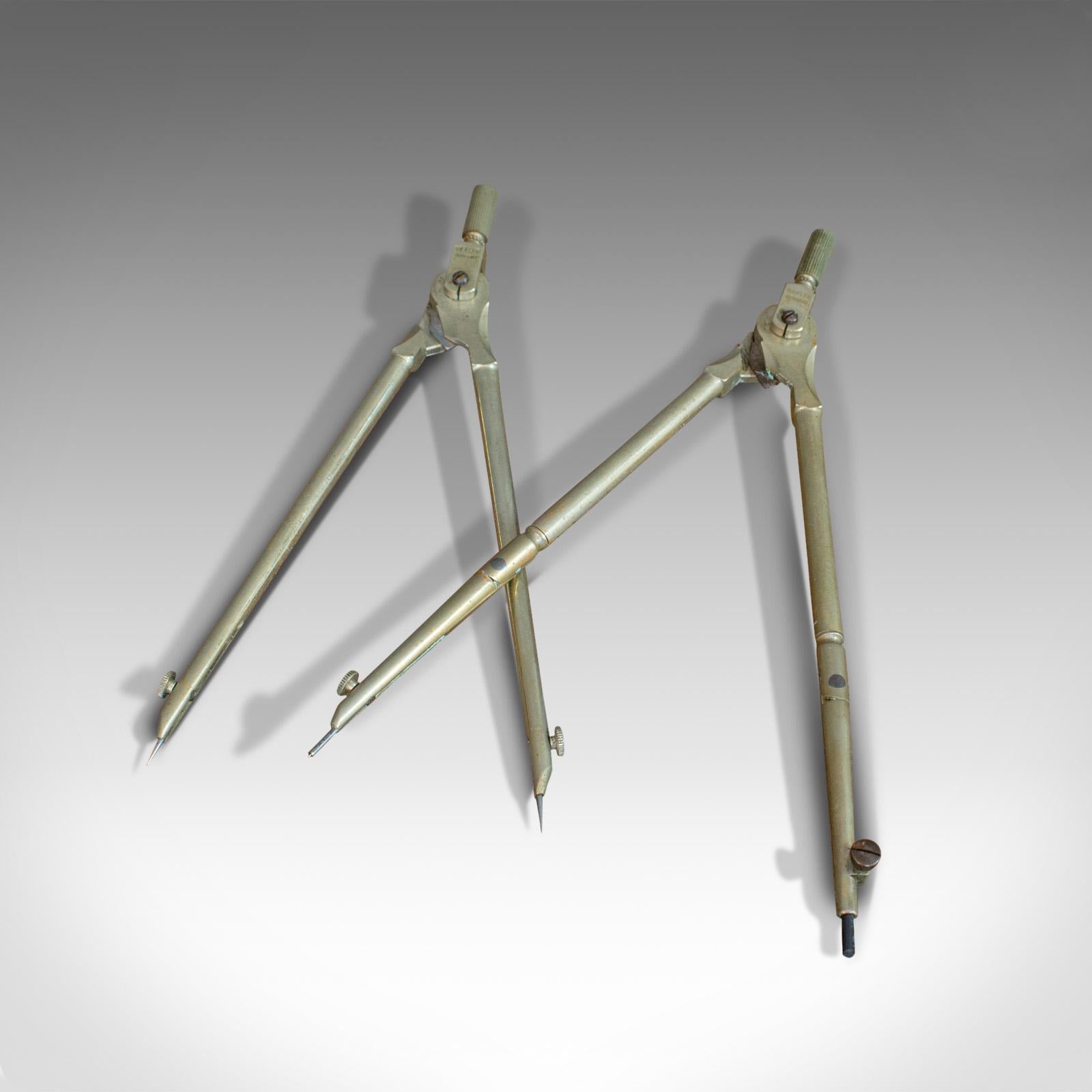20th Century Vintage Draughtsman's Set, German, Drawing Instruments, Riefler, circa 1950 For Sale