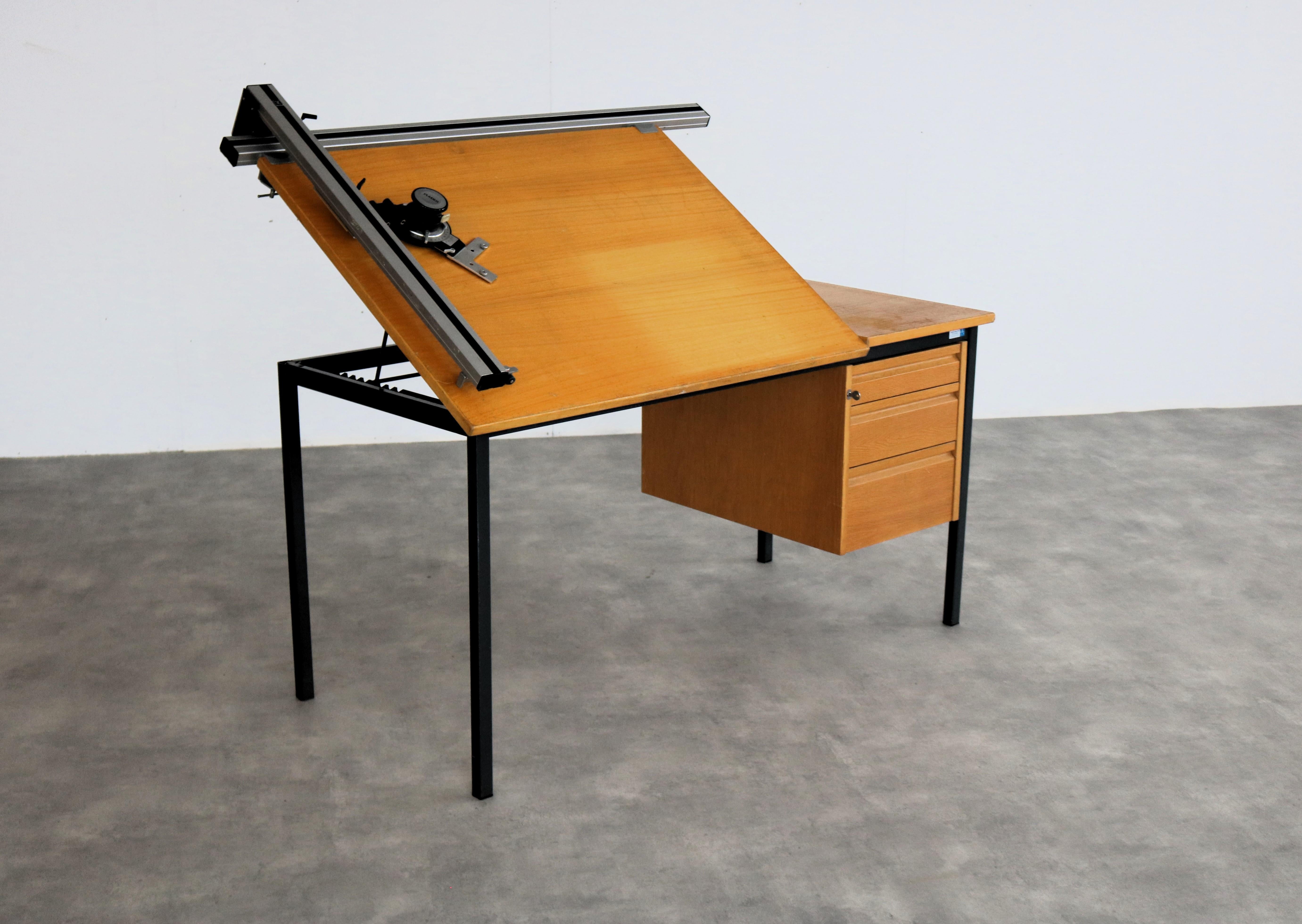 vintage drawing board  table  desk  Sweden 3