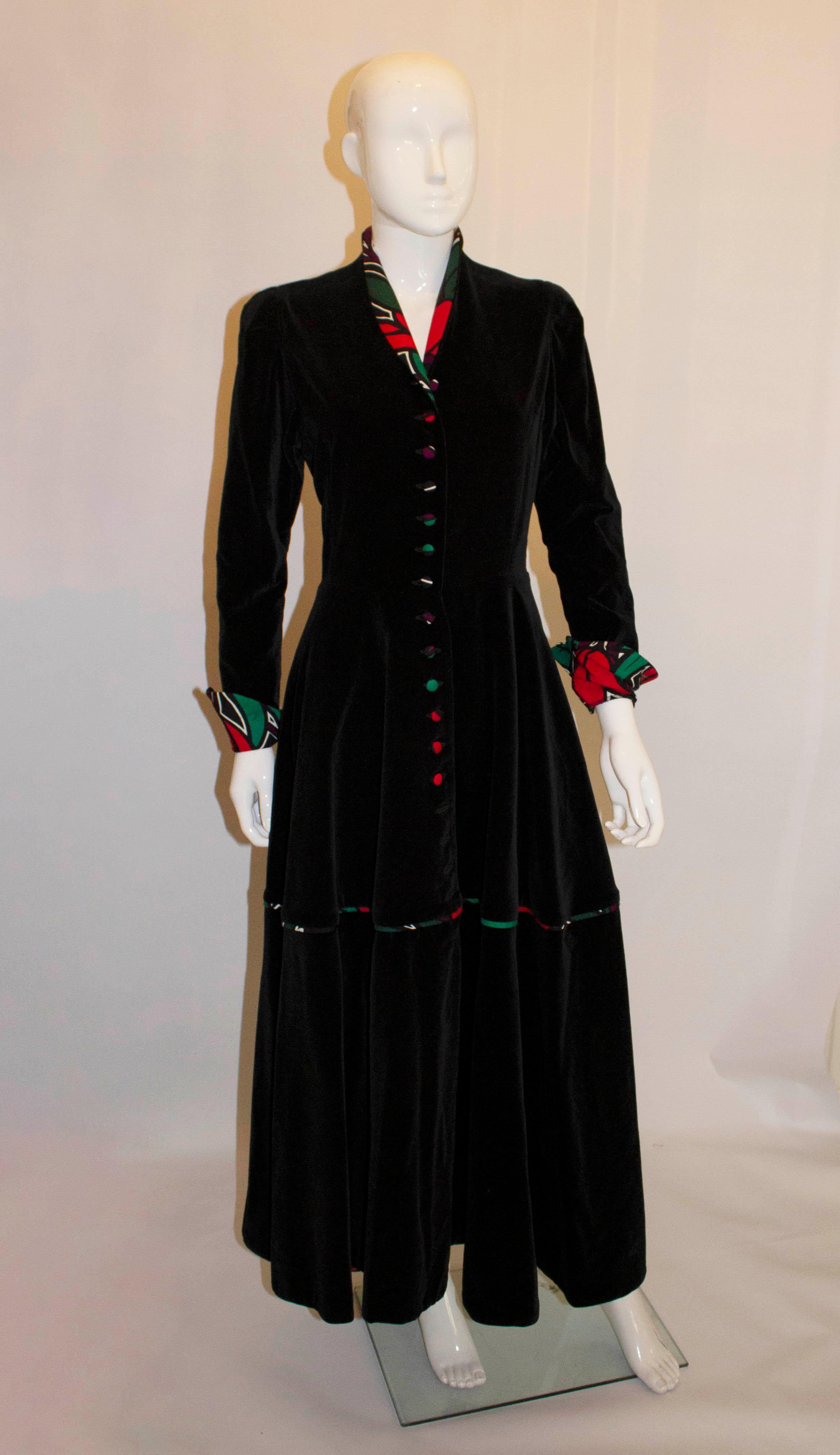 Black Vintage Dress  Droopy and Browns by Angela Holmes 