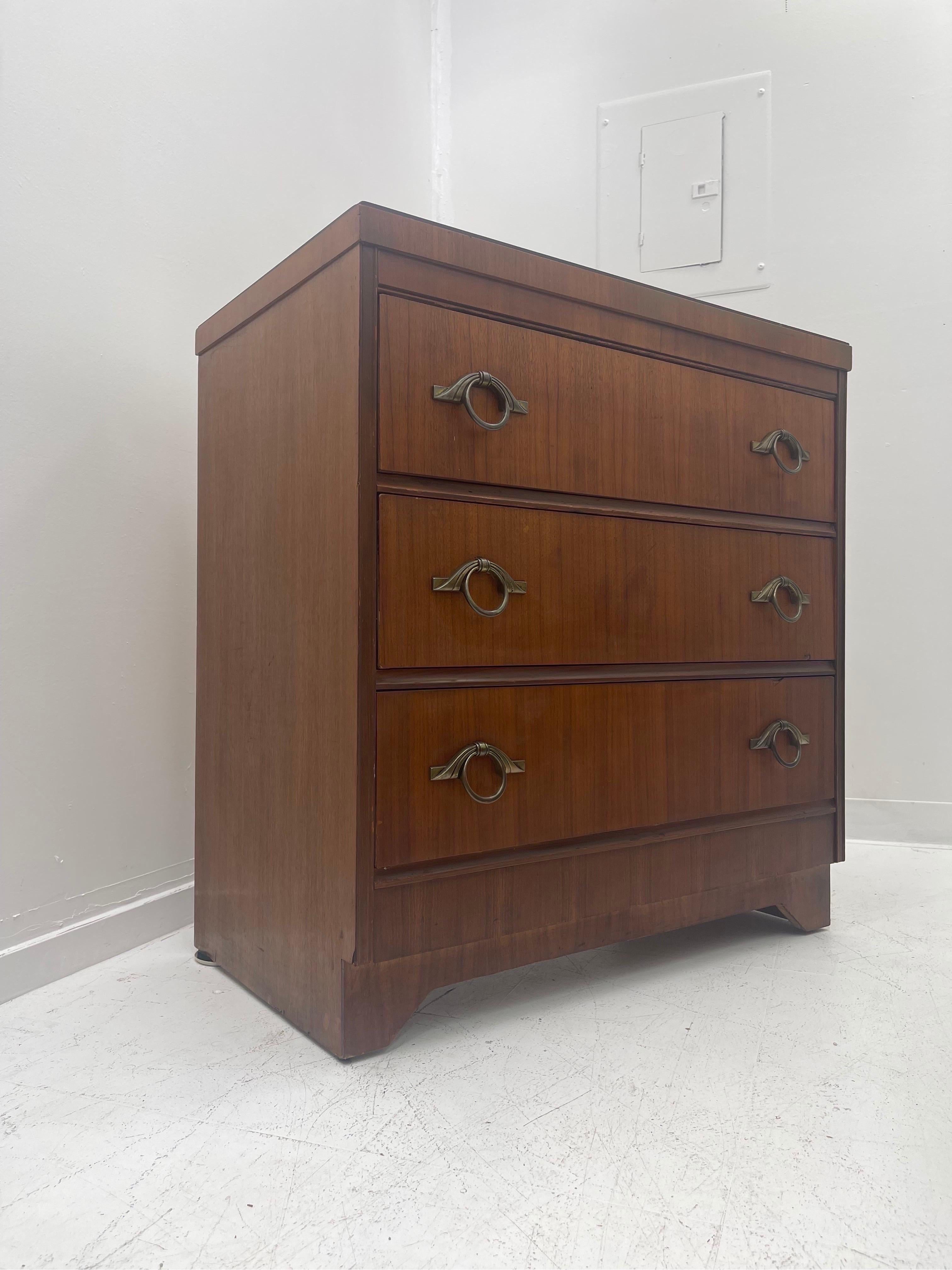 Vintage Dresser Cabinet Storage Drawers In Good Condition For Sale In Seattle, WA