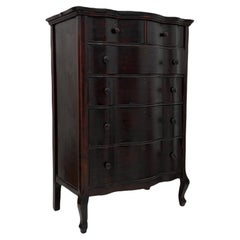 Vintage Dresser Dovetail Drawers Cabinet Storage.