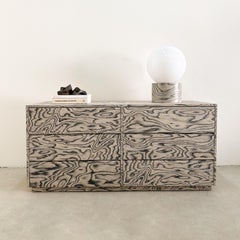Vintage Dresser With Ettore Sottsass Veneer Postmodern 1980s