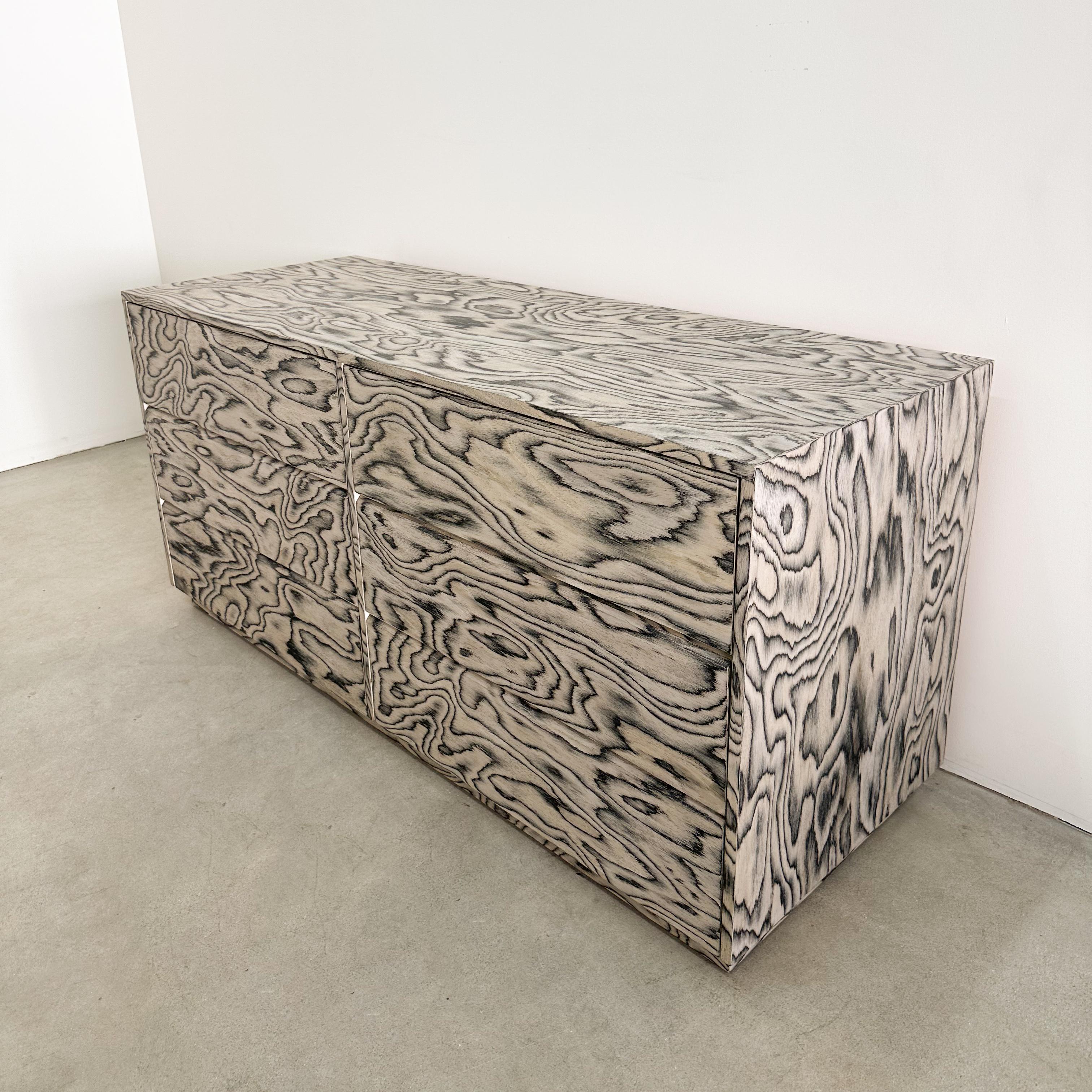 Vintage Dresser With Ettore Sottsass Veneer Postmodern 1980s 1
