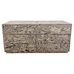 Vintage Dresser With Ettore Sottsass Veneer Postmodern 1980s