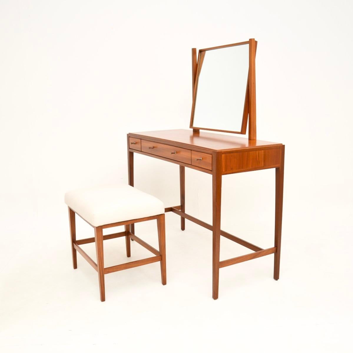 British Vintage Dressing Table and Stool by Loughborough