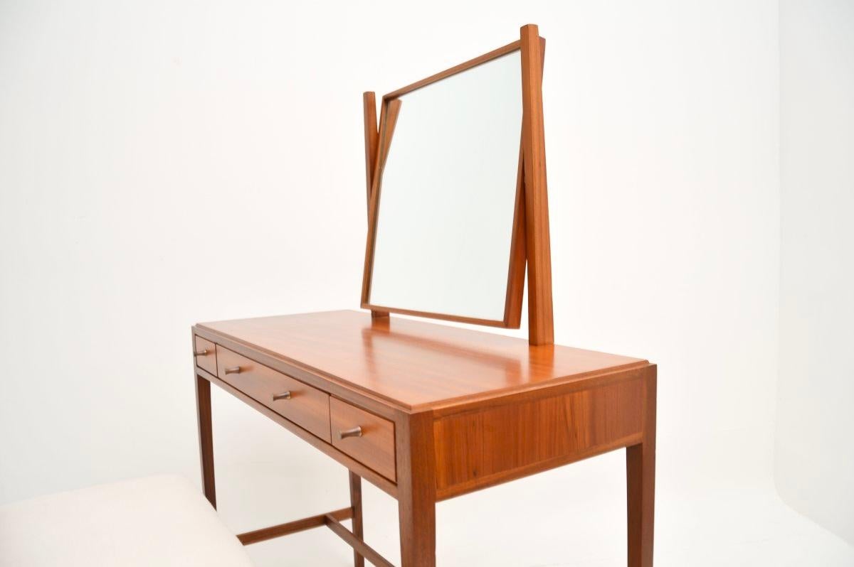 Mid-20th Century Vintage Dressing Table and Stool by Loughborough