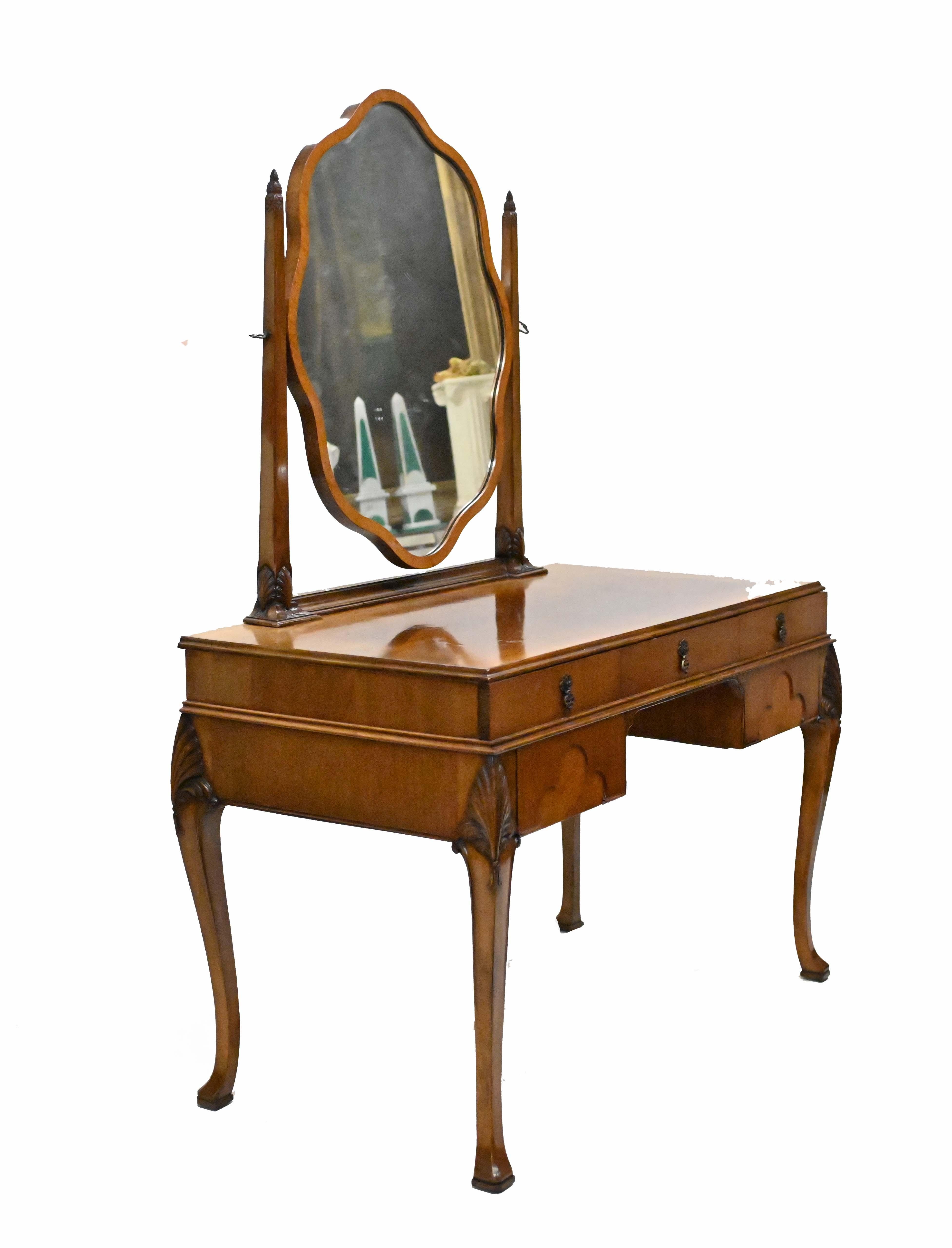 Vintage Dressing Table Epstein London Desk Dresser 1920 In Good Condition In Potters Bar, GB