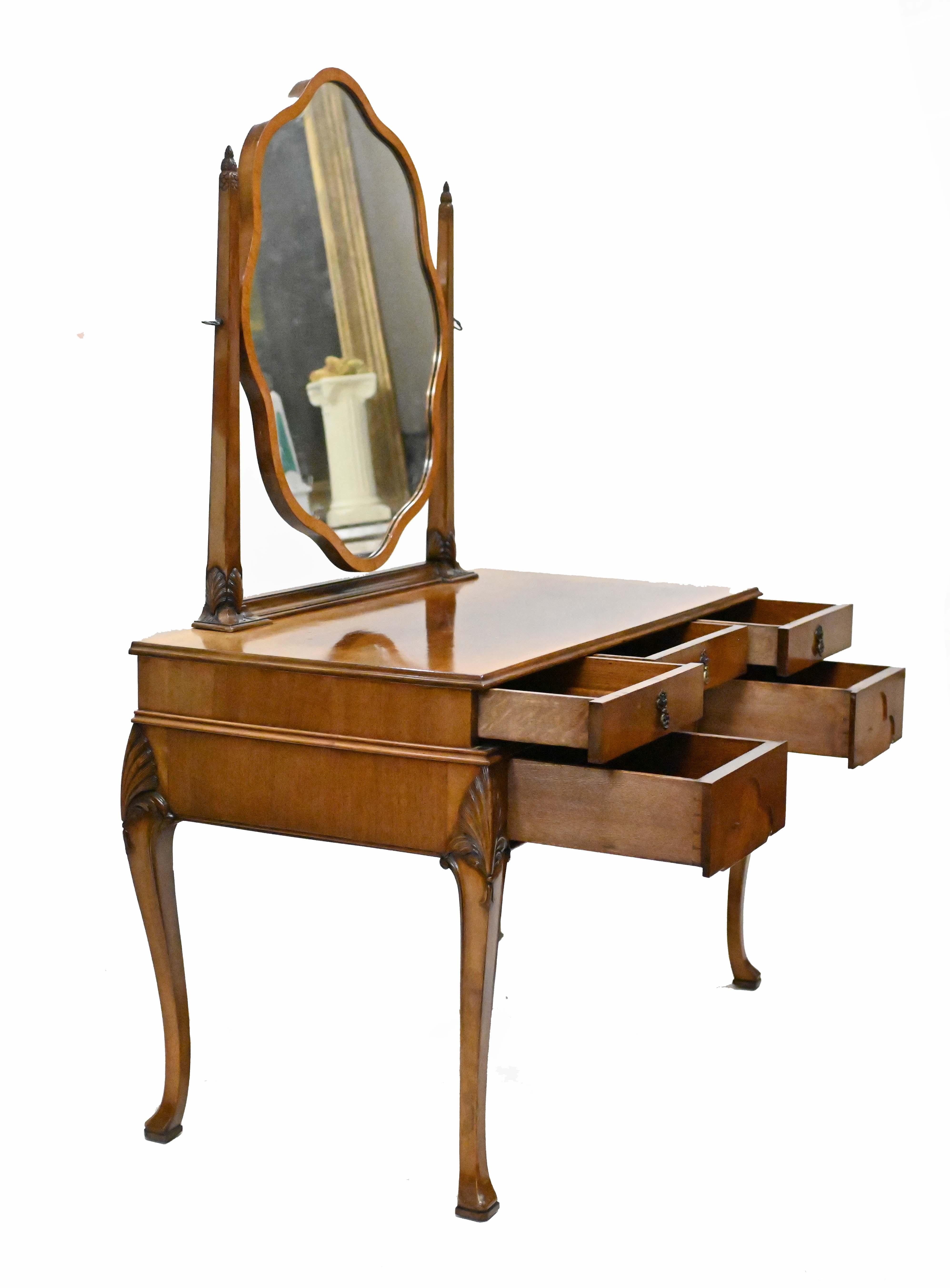 Vintage Dressing Table Epstein London Desk Dresser 1920 3