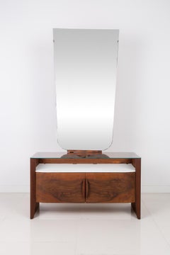 Vintage Dressing Table with Mirror by Jindřich Halabala