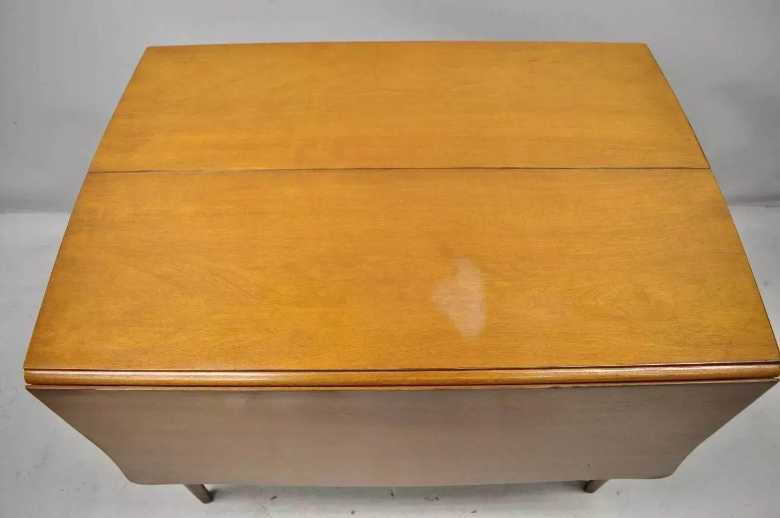 Vintage Drexel Dateline John Van Koert Mahagoni-Esstisch mit ausziehbarem Ausziehtisch im Angebot 5