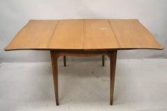 Vintage Drexel Dateline John Van Koert Mahogany Extension Dropleaf Dining Table