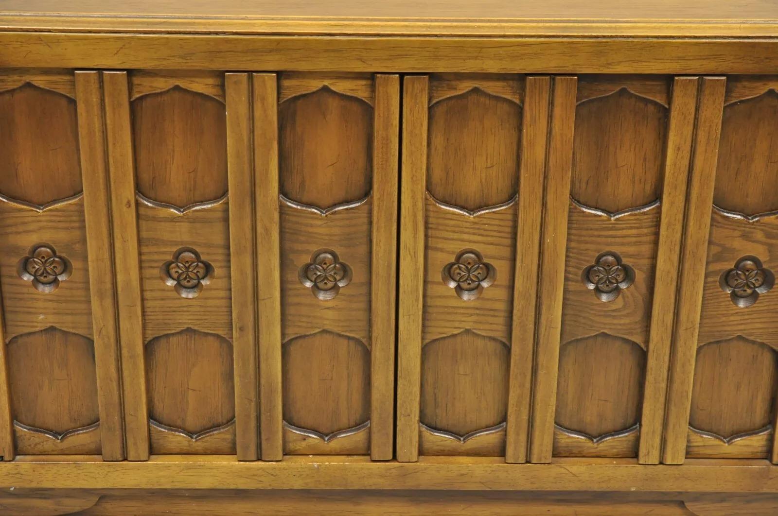 Mid-Century Modern Vintage Drexel Esperanto Mid Century Walnut Low Square Side Table Cabinet