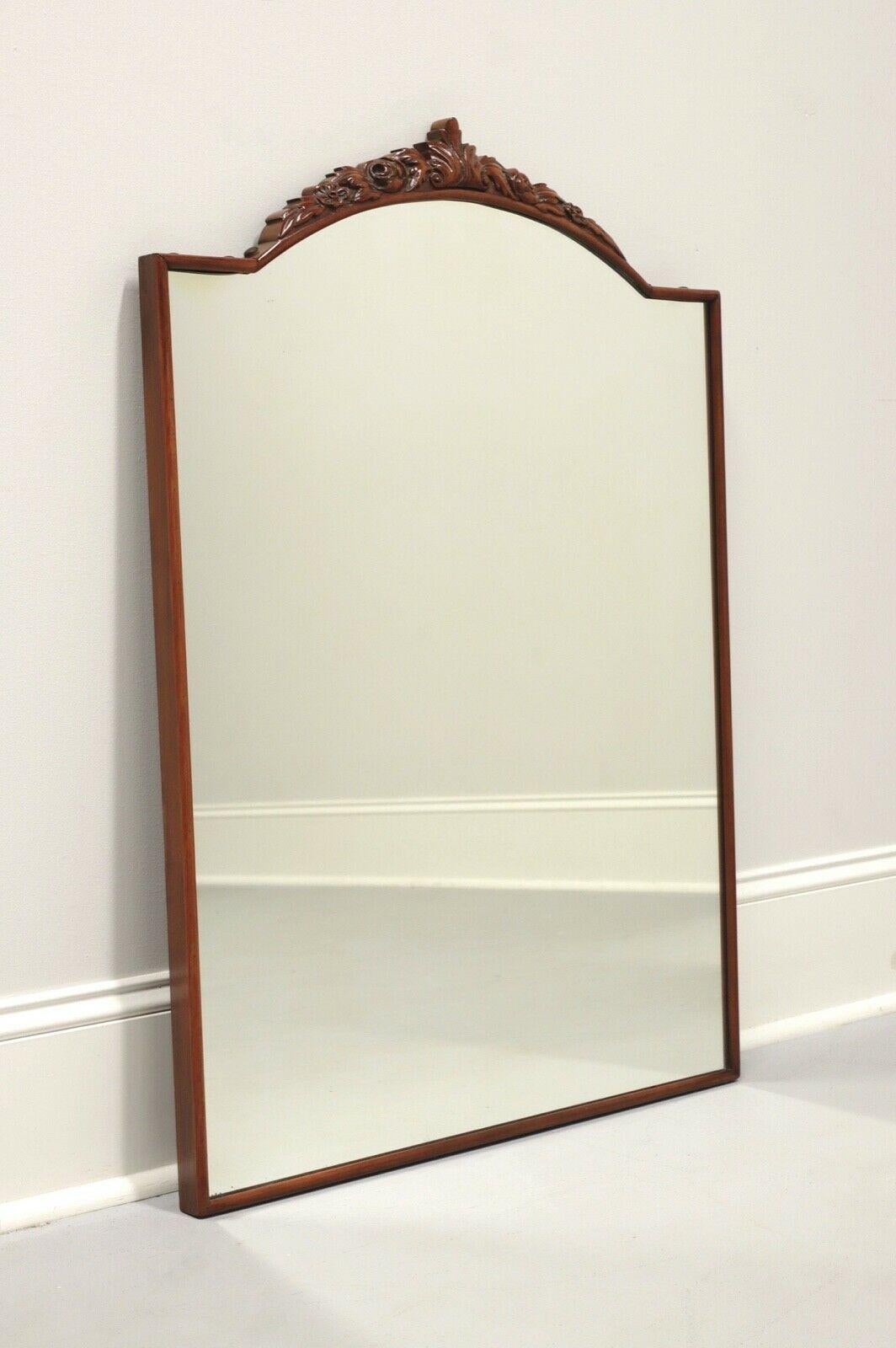 DREXEL French Provincial Carved Mahogany Wall Mirror 5