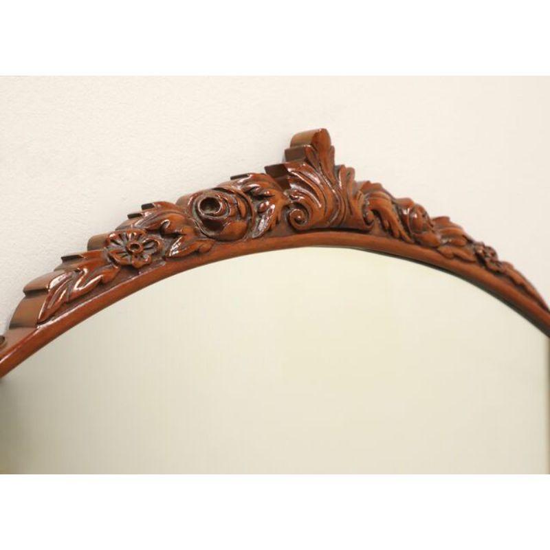 DREXEL French Provincial Carved Mahogany Wall Mirror 3
