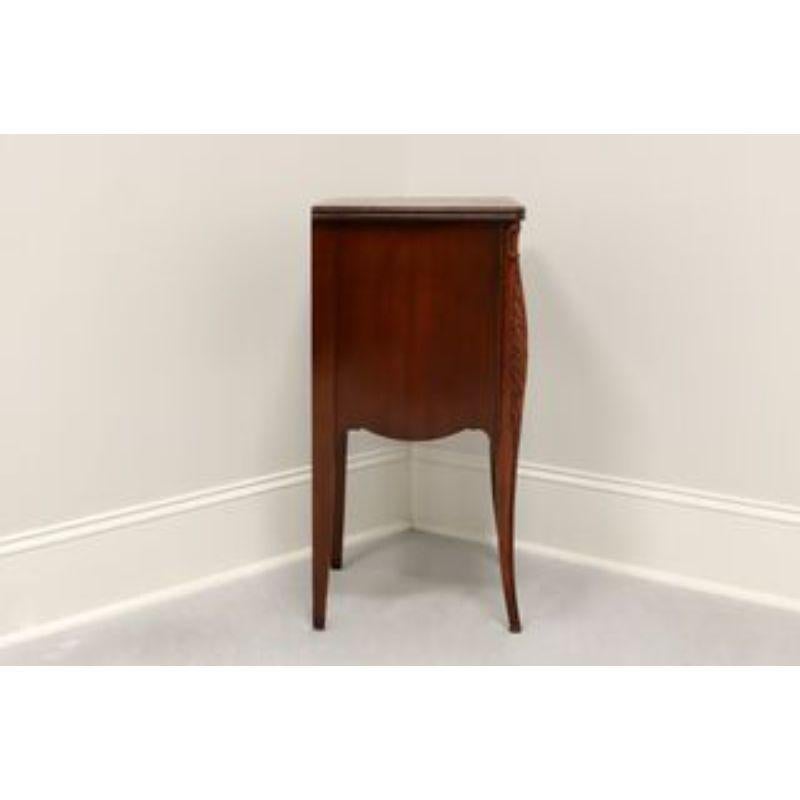 American Vintage Drexel French Provincial Flame Mahogany Nightstand
