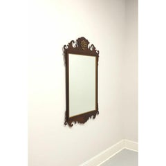 DREXEL HERITAGE 18th Century Classic Chippendale Beveled Wall Mirror