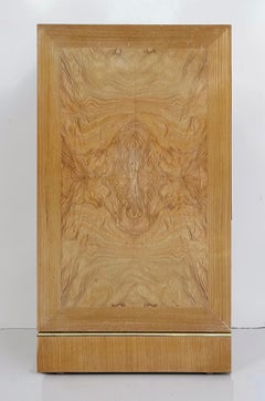 Vintage Drexel Heritage Wurzelholz und Messing-Sockel, ein Paar