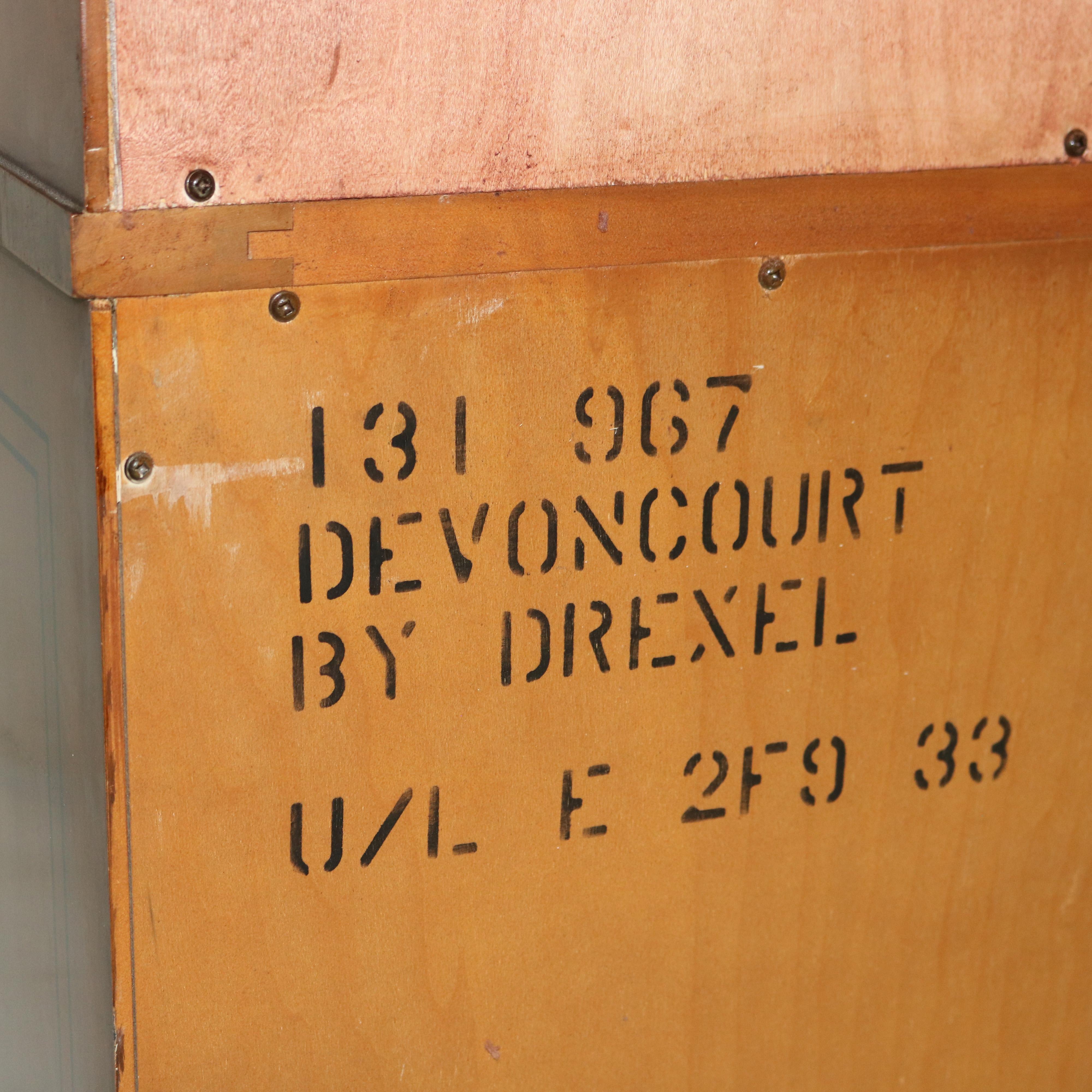 Vintage Drexel School English School Adams Style Neoclassical Armoire 20thC en vente 9