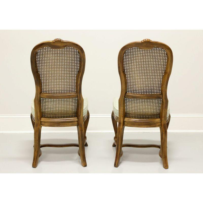 American DREXEL HERITAGE French Provincial Style Oak Dining Side Chairs - Pair B