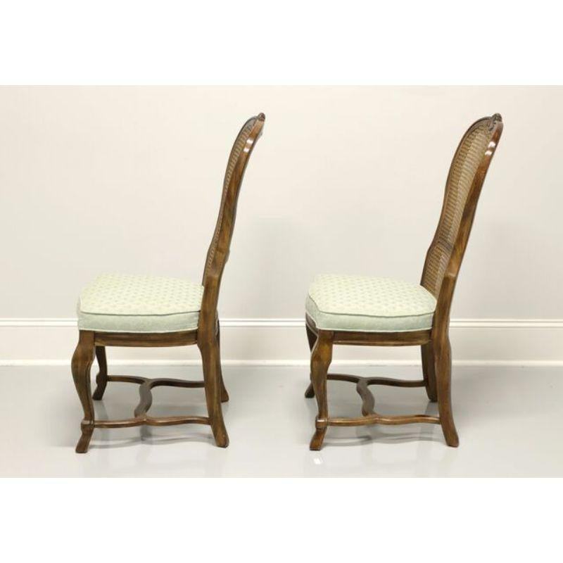 DREXEL HERITAGE French Provincial Style Oak Dining Side Chairs - Pair B In Good Condition In Charlotte, NC