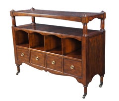 Vintage Drexel Heritage Mahogany Sofa Table Serving Console Buffet 47"