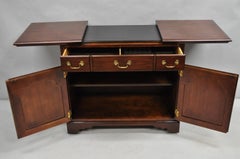 Vintage Drexel Heritge Georgian Style Cherry Wood Dry Bar Server Cabinet