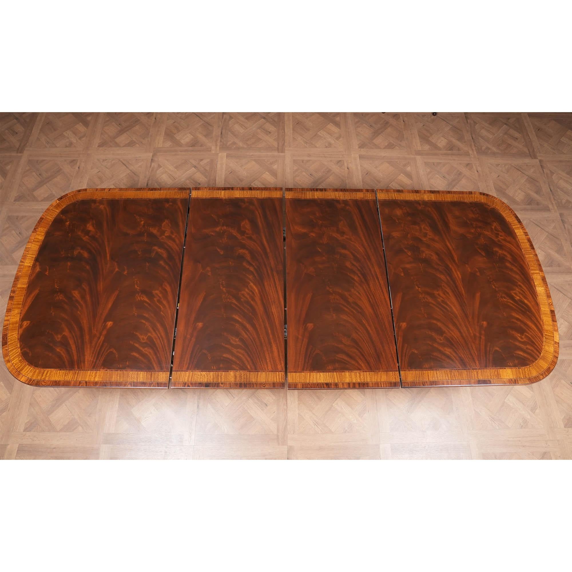 Vintage Drexel Mahogany Dining Table 6
