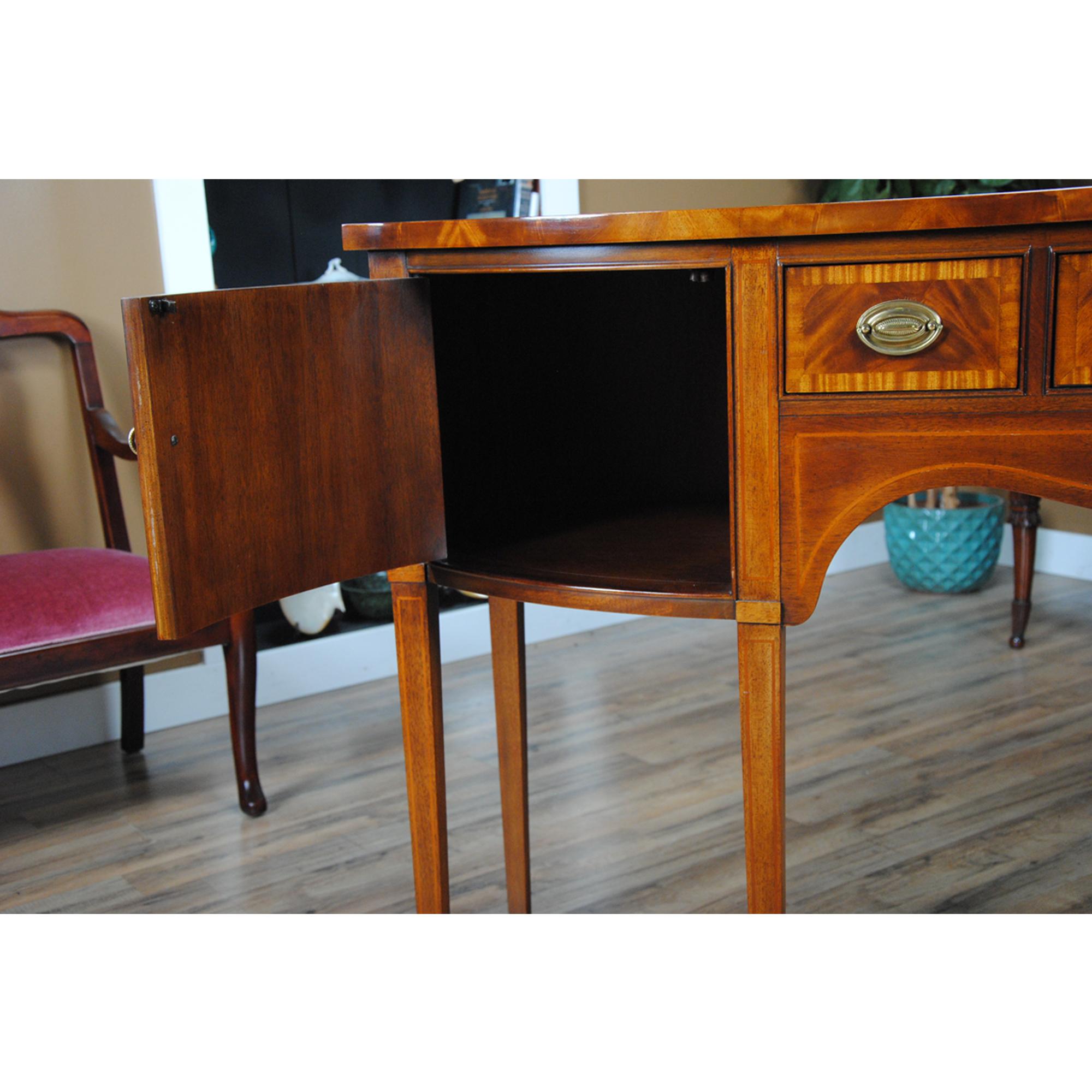 Contemporary Vintage Drexel Mahogany Sideboard For Sale