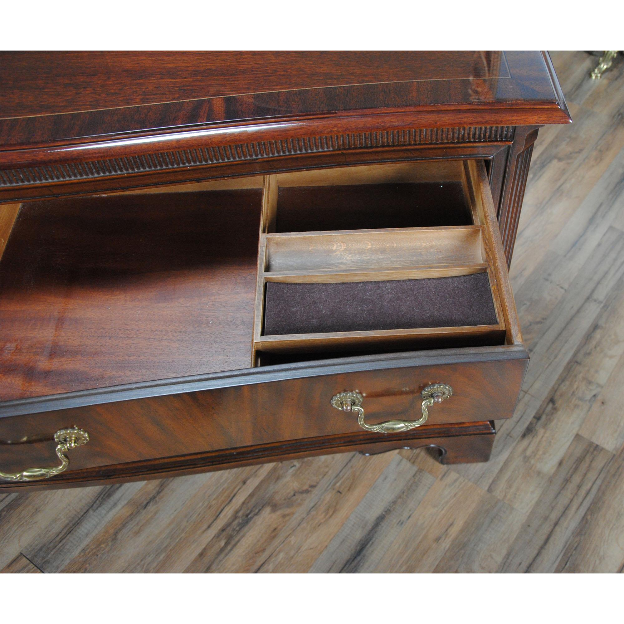American Vintage Drexel Mahogany Triple Dresser