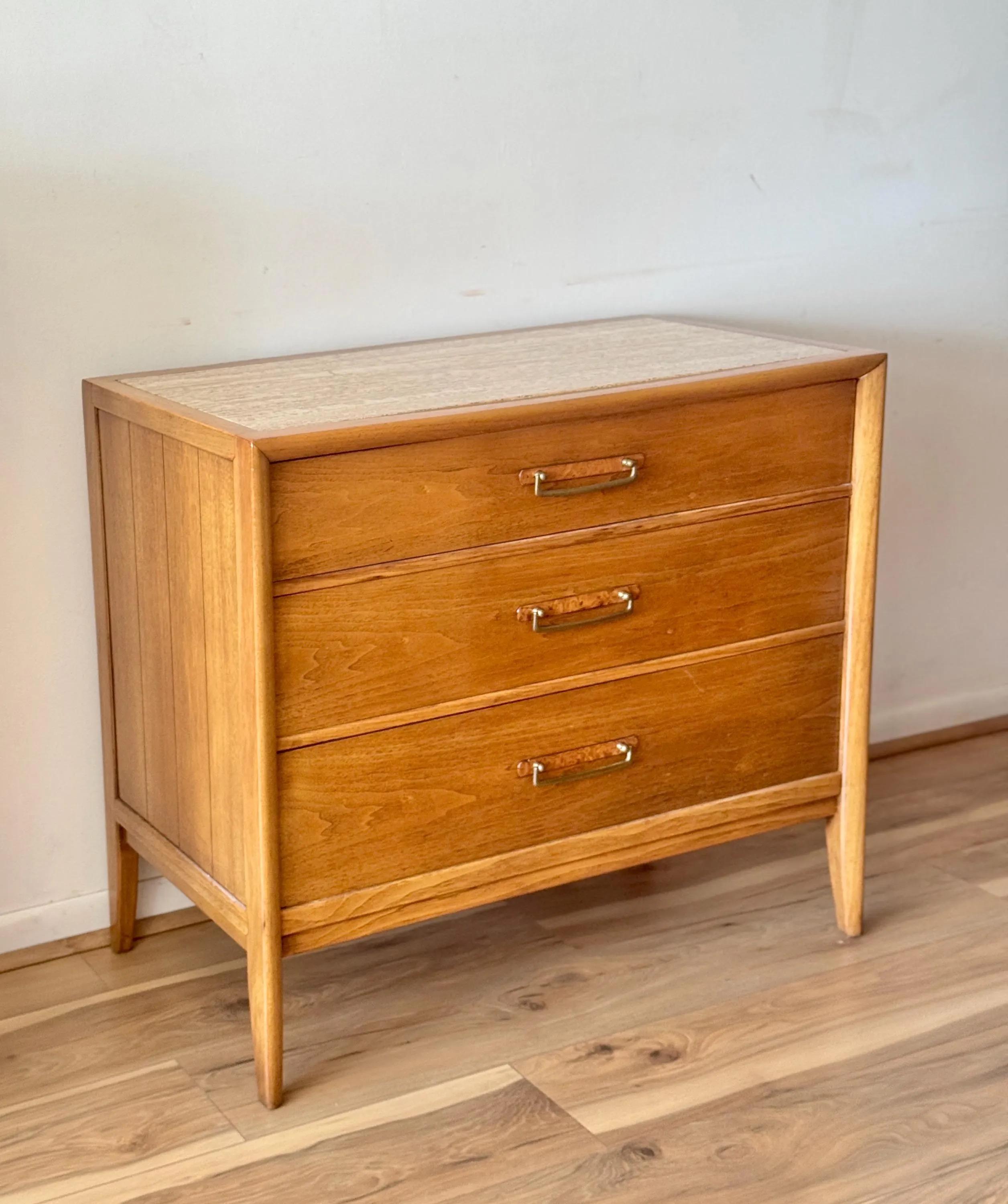 Noce Cassapanca Drexel Mid-Century Modern d'epoca in vendita