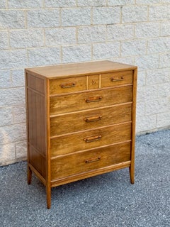 Vintage Drexel Mid-Century Modern Highboy Dresser