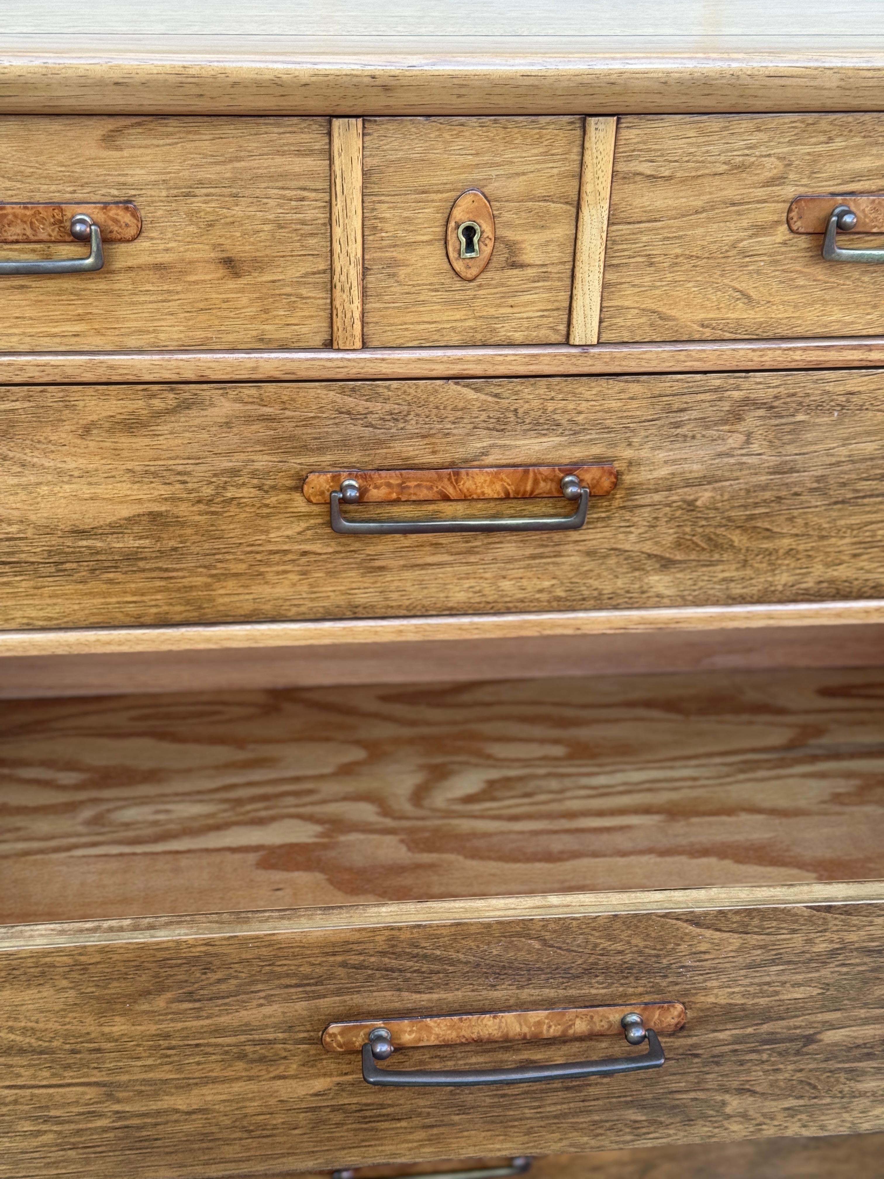 Vintage Drexel Mid-Century Modern Highboy Dresser For Sale 3