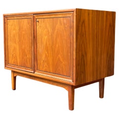 Vintage Drexel Record Cabinet Credenza Declaration Mid-Century Removable Shelves