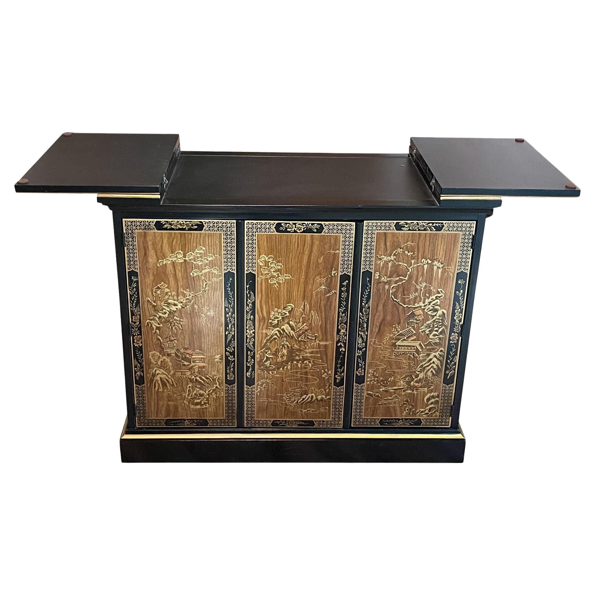 Vintage Drexel Serving Bar For Sale