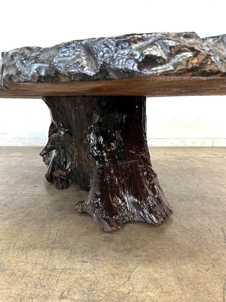 Vintage Driftwood Coffee Table at 1stDibs