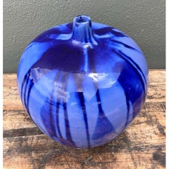 Vintage Drip Glazed Ceramic Vase
