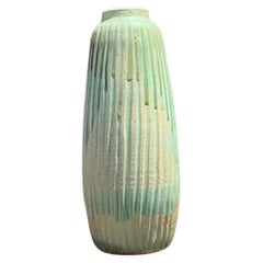 Vintage Drip Glazed Ceramic Vase