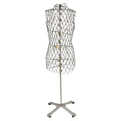 Vintage Dritz My Double Wire Metal Adjustable Retro Mannequin Dress Form