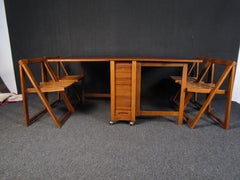 Vintage Drop Leaf Table and Chair Set
