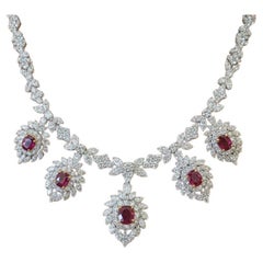 Ruby Choker Necklaces