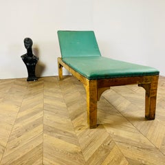 Vintage Dr's / Medical Examination Bench with Adjustable Headrest, 1940s