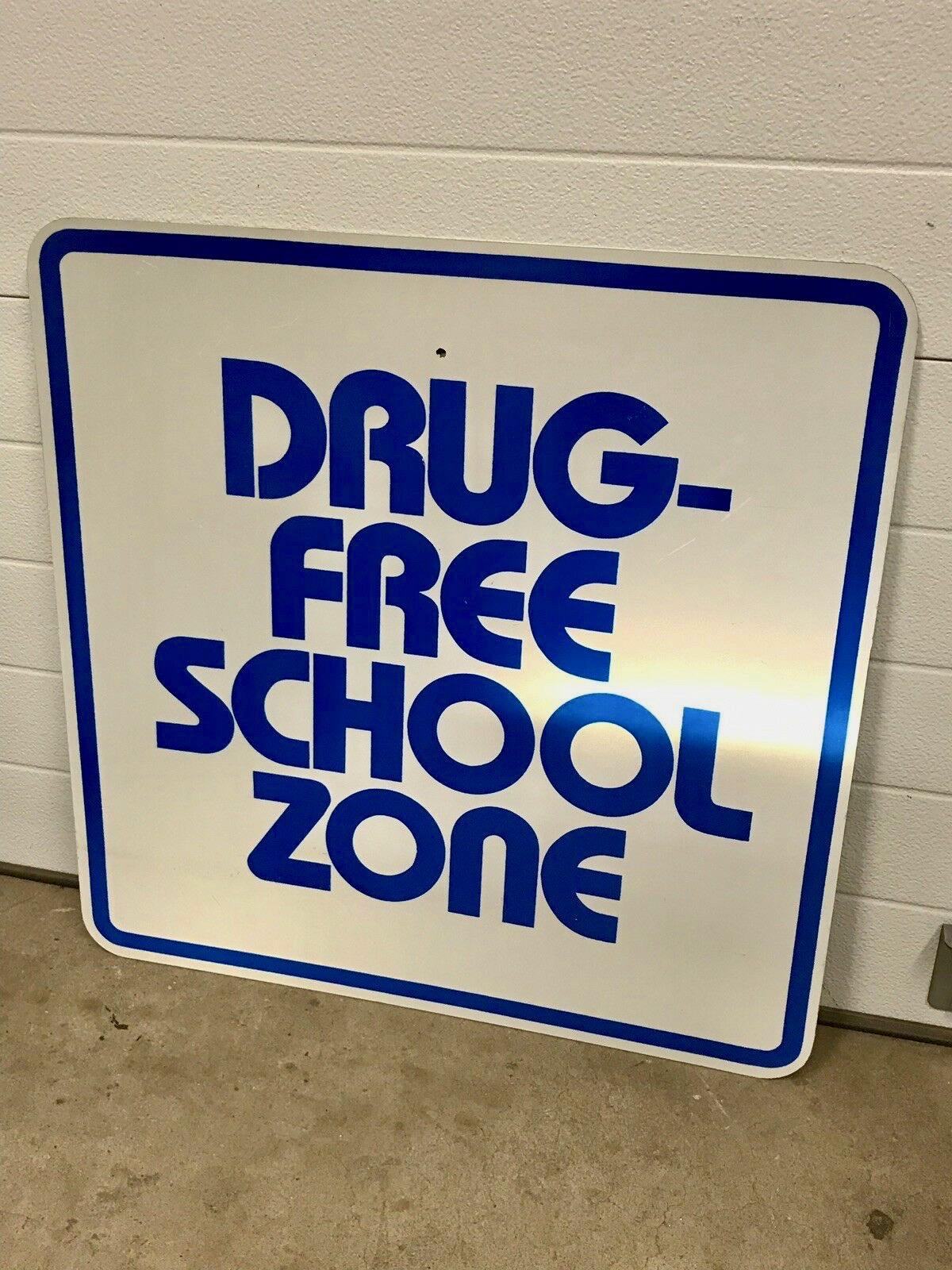 drug free sign