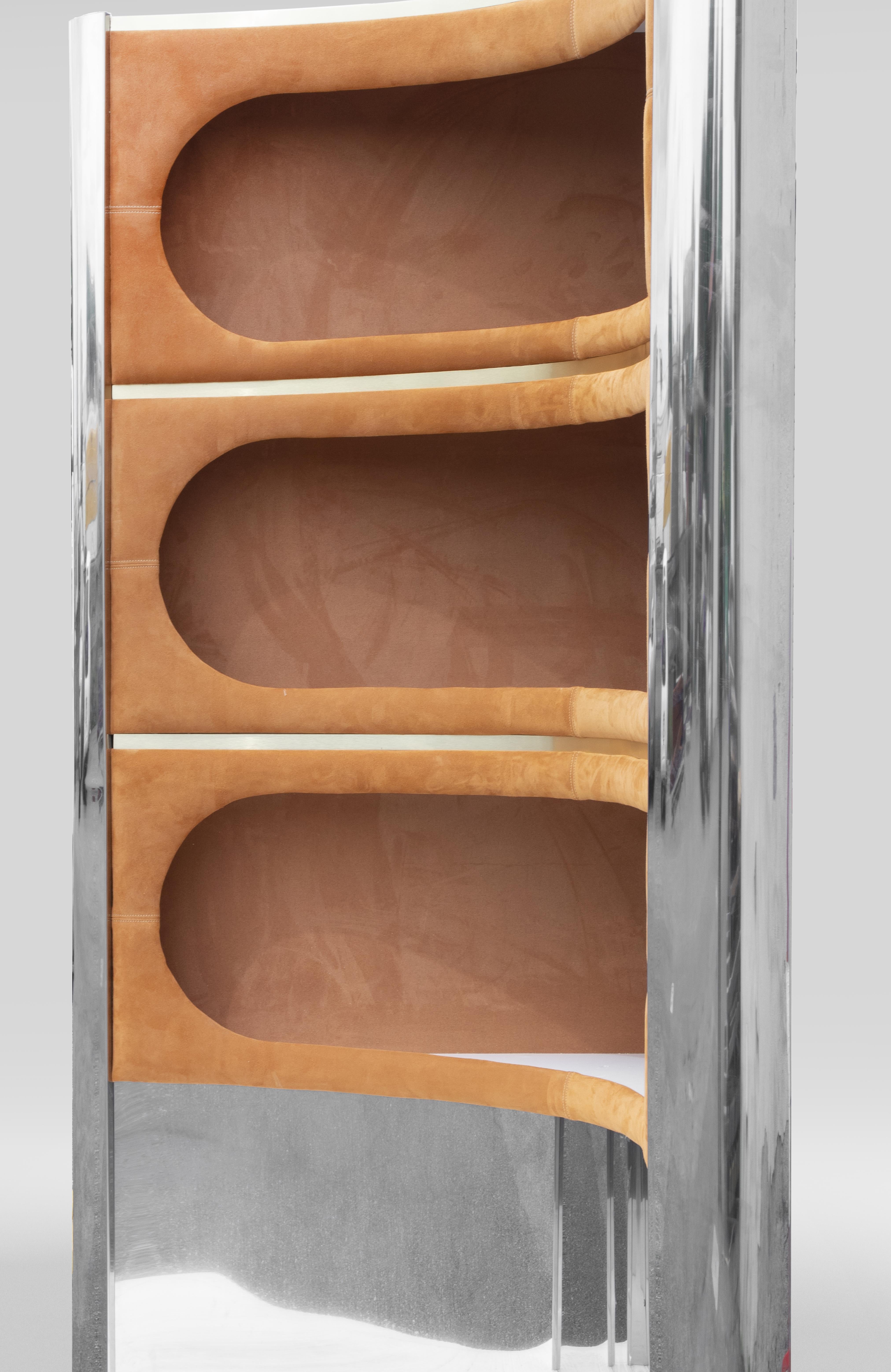Late 20th Century Vintage Dry Bar attr. to Willy Rizzo, Italy, 1970s