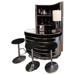Dry Bar vintage attribuito a Willy Rizzo, Italia, anni '70