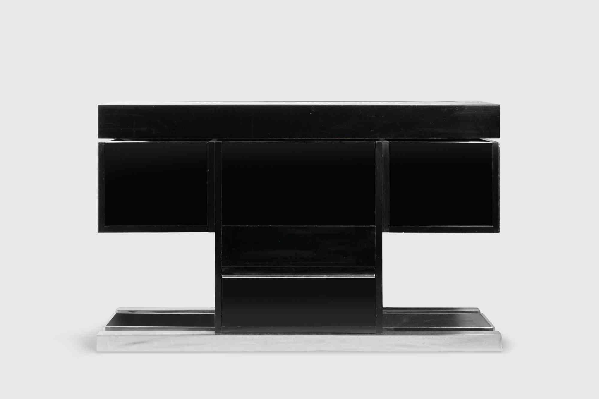 Vintage Dry Bar de Willy Rizzo para Mario Sabot, Italia, años 70 en venta 1