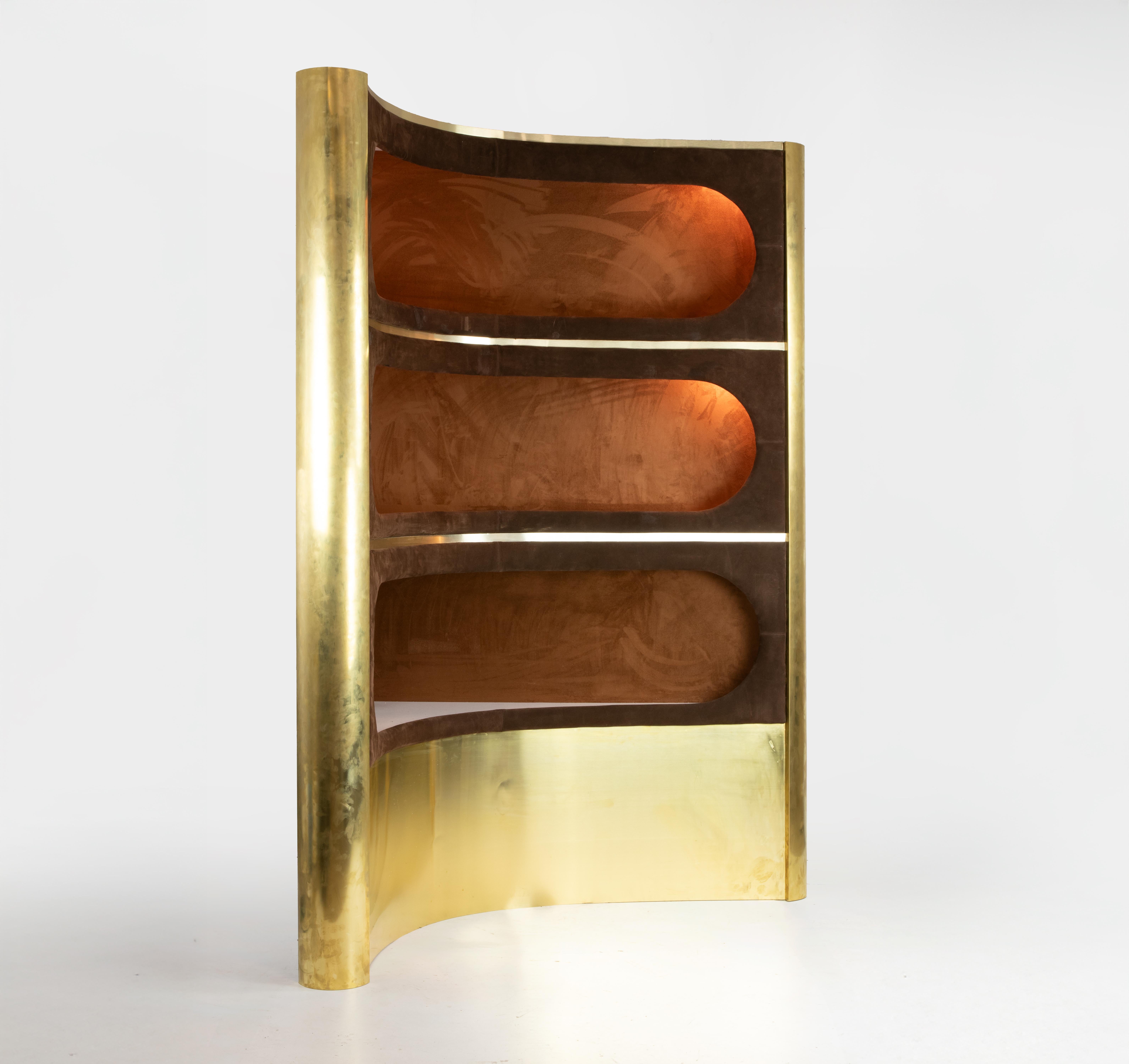 Italian Vintage Dry Bar by Willy Rizzo, Italy, 1970s For Sale